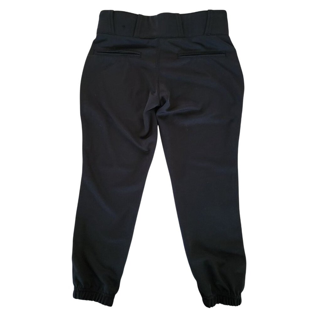 Champro Girls Softball Pants Size Large Black Elastic Cuff Athletic Baseball Pan - Picture 9 of 10